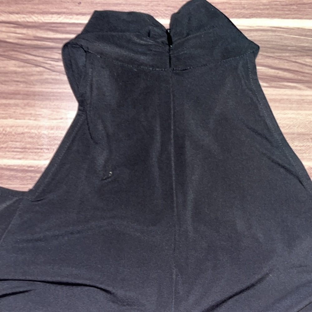 Michael Kors, black ring twist neck embellished halter top - Picture 8 of 14